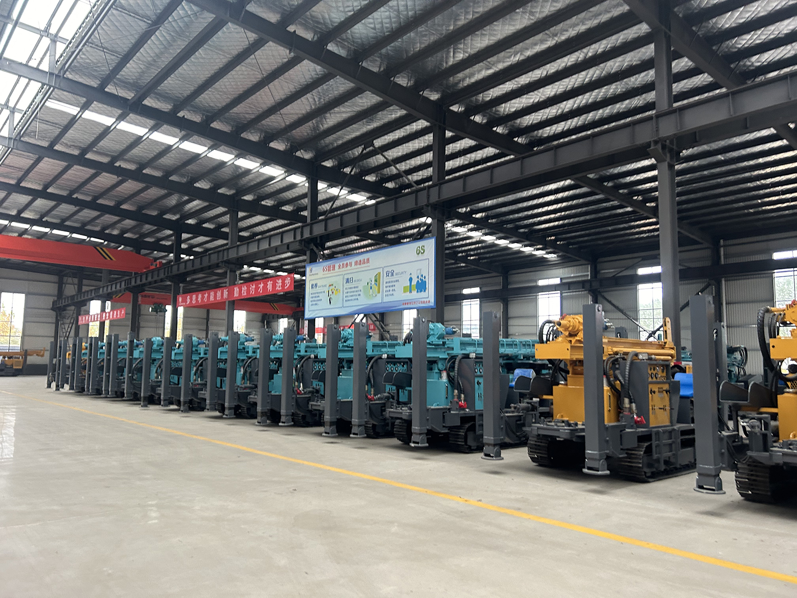 Workshop machinery at Relied Heavy Industry