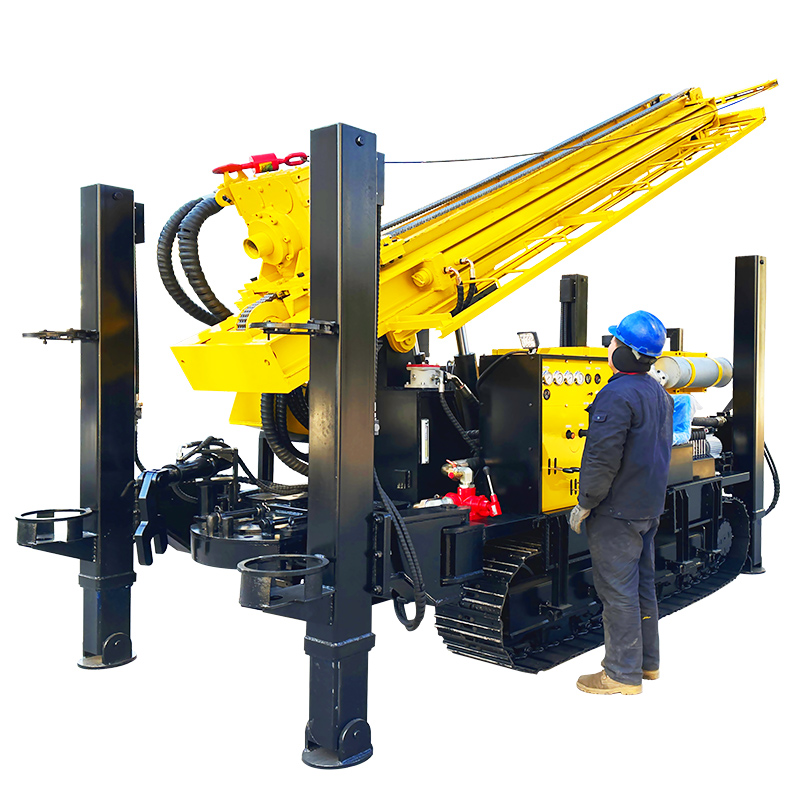 RLD-1000DTH Pneumatic Drilling Rig | 1000m Deep Water Well Drilling Machine
