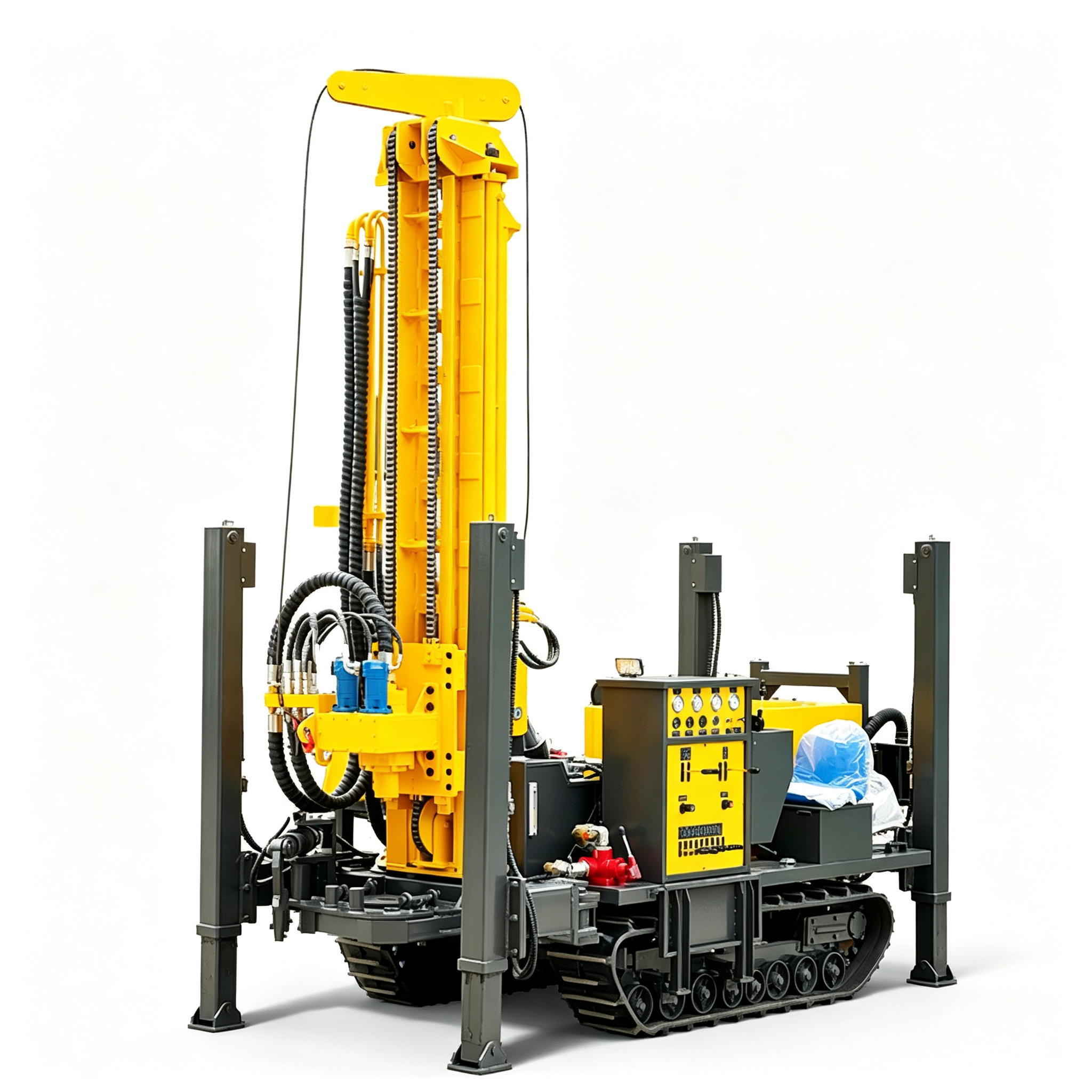 RLD-200DTH Pneumatic Drilling Rig